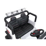 Elektrické autíčko Jeep BEAST 4x4 - MP3 - biele